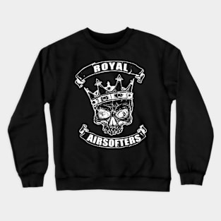 ROYAL AIRSOFTERS WHITE Crewneck Sweatshirt